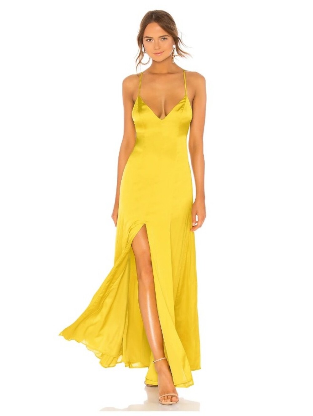 Bermuda Dress in Chartreuse Green